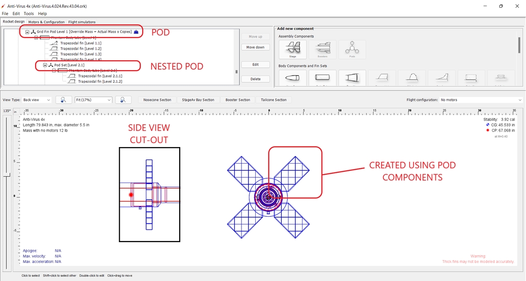 Assembly Components Basics - OpenRocket wiki